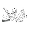 Мультитул LEATHERMAN SQUIRT PS4 BLACK 831234 в подарочной упаковке