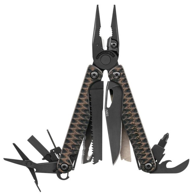 Мультитул LEATHERMAN CHARGE PLUS G10 EARTH СЕРО-КОРИЧНЕВЫЙ 832915