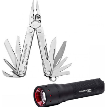 Мультитул LEATHERMAN REBAR 1205 + LED LENSER P7.2