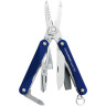 Мультитул LEATHERMAN SQUIRT ES4 BLUE 831240 в подарочной упаковке