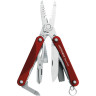 Мультитул LEATHERMAN SQUIRT ES4 RED 831237 в подарочной упаковке