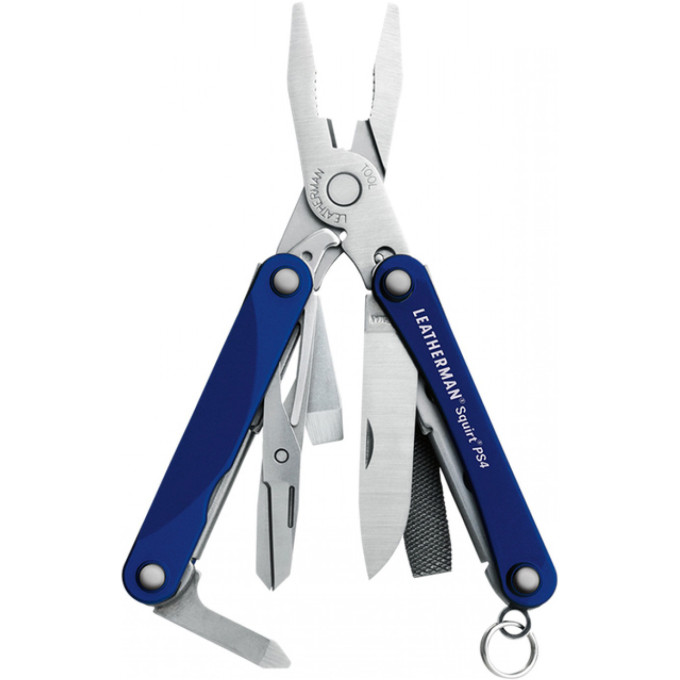 Leatherman Squirt PS4 Blue 831231 — мультитул в подарочной упаковке