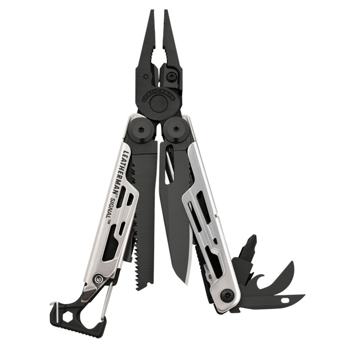 Мультитул LEATHERMAN SIGNAL BLACK & SILVER 832625